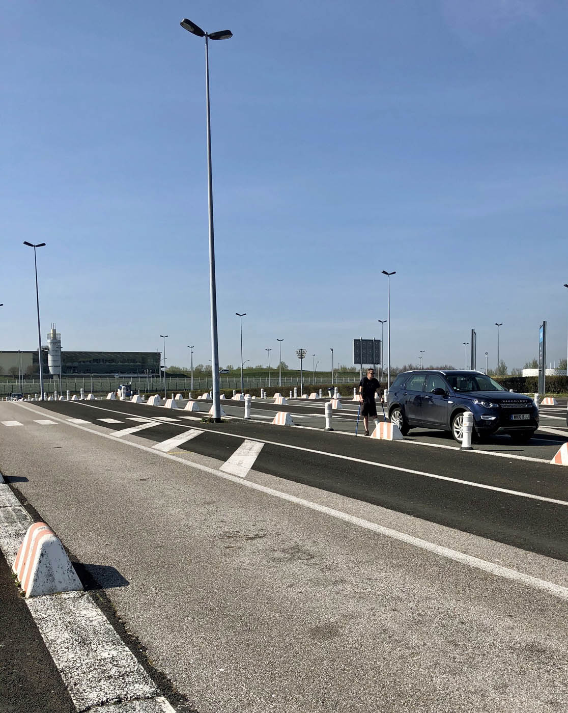 Queue at Calais for Eurotunnel