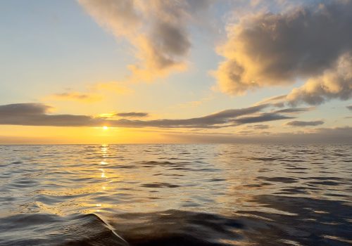 100626 Sunset and calm seas