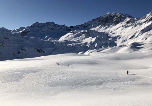 Traversing on the Tour du Charvet