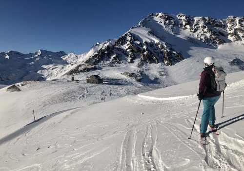 Setting out from Col d'Iseran