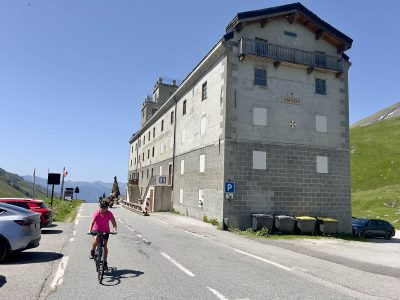 250625 Cate reaches Petit St Bernard pass