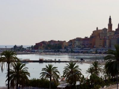 Menton seen from our hotel